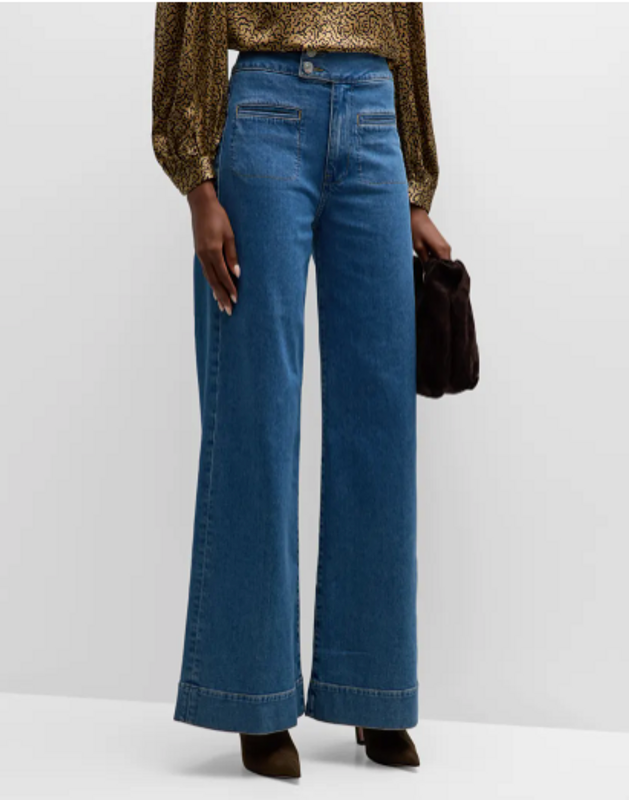 Le Hardy Wide Leg in Deepwater