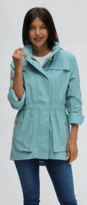 Kasia Rain Jacket in Ether
