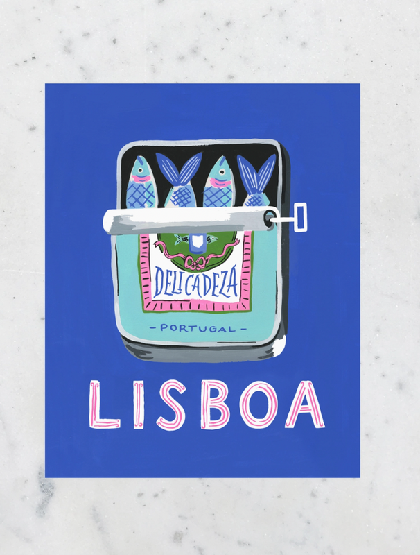 Lisboa Lisbon Tinned Fish Print