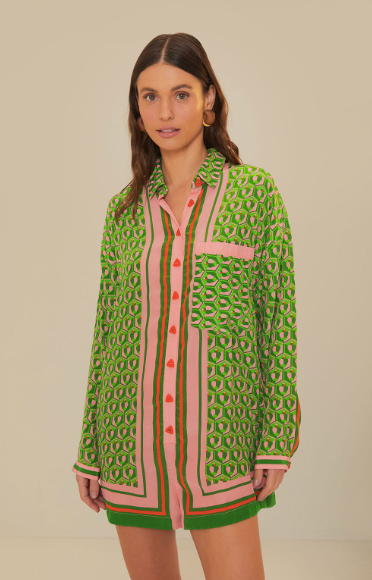 Mixed Cashew Scarf Romper