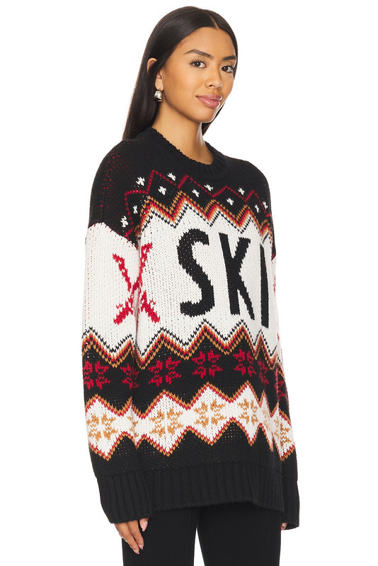 Ski in Sweater in Ski Knit