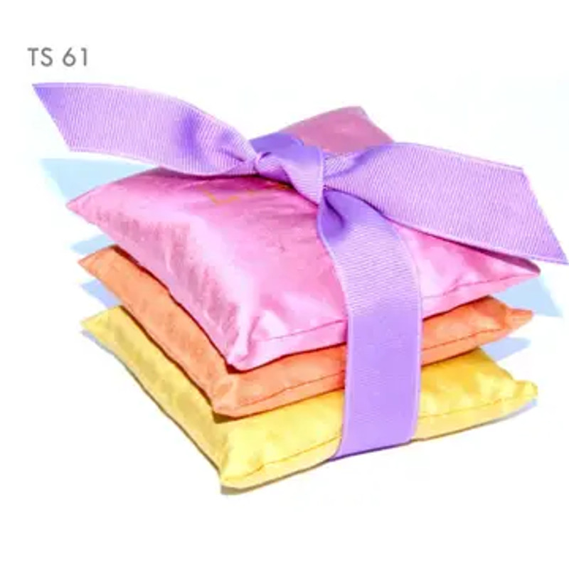 3 Silk Lavender Sachets Set