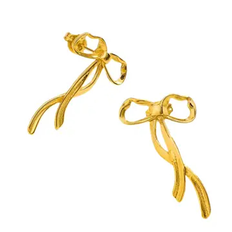 Amelia Bow Stud Earrings
