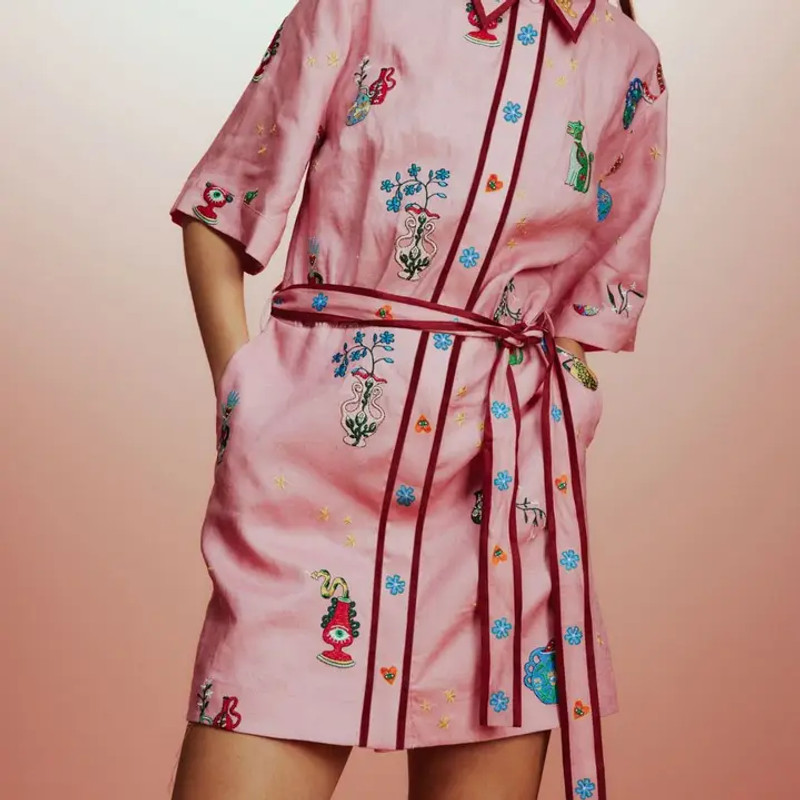 Melanie Mini Shirt Dress