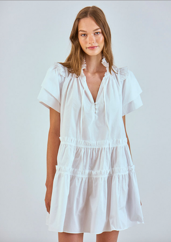 Merritt Dress in White