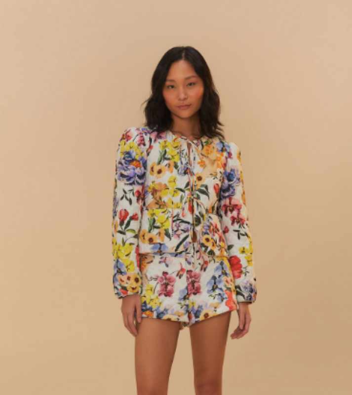 Greek Garden Off-White Coat
