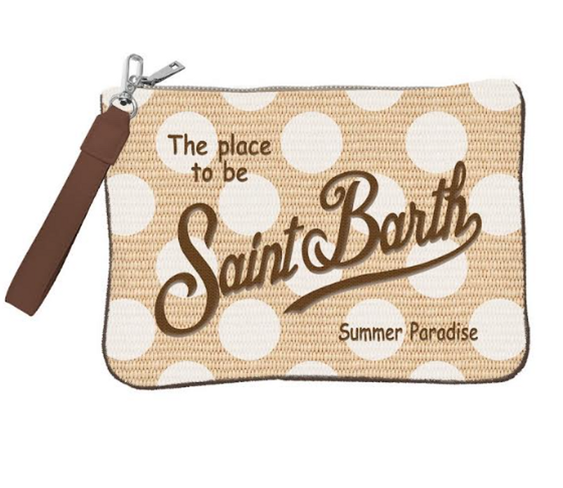 Parisienne Straw Pouch Bag