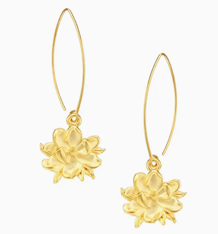 Magnolia Threader Earrings