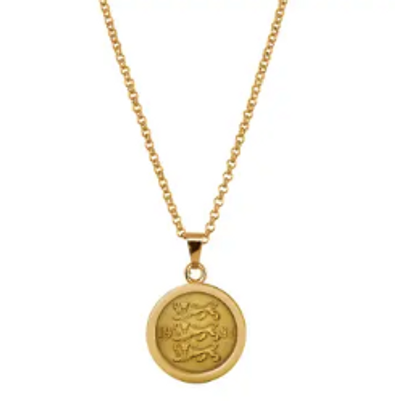 Three Lions Coin Pendant