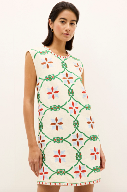 Yvette Dress in Trellis Yvette Dress in Trellis