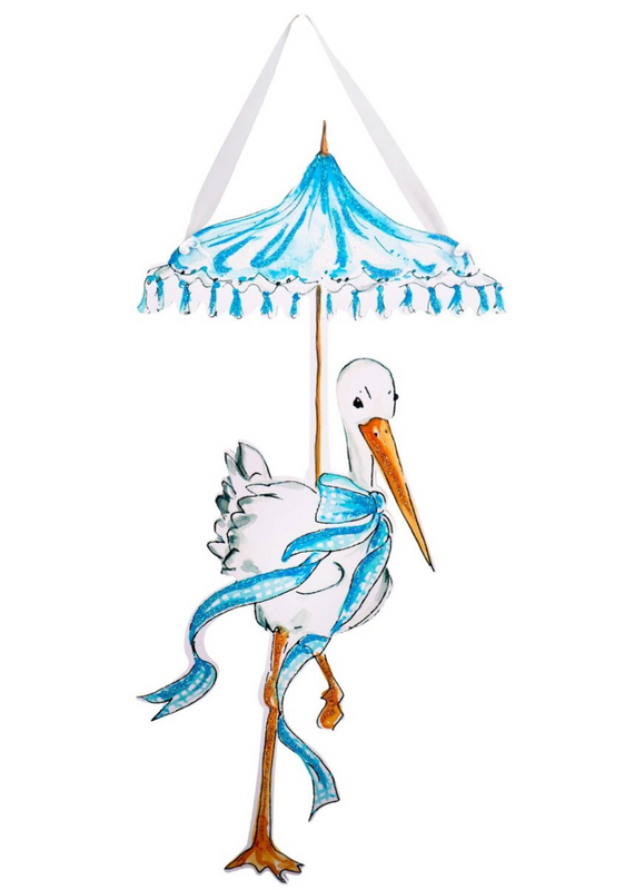 Beck's Stork PVC Door Hanger