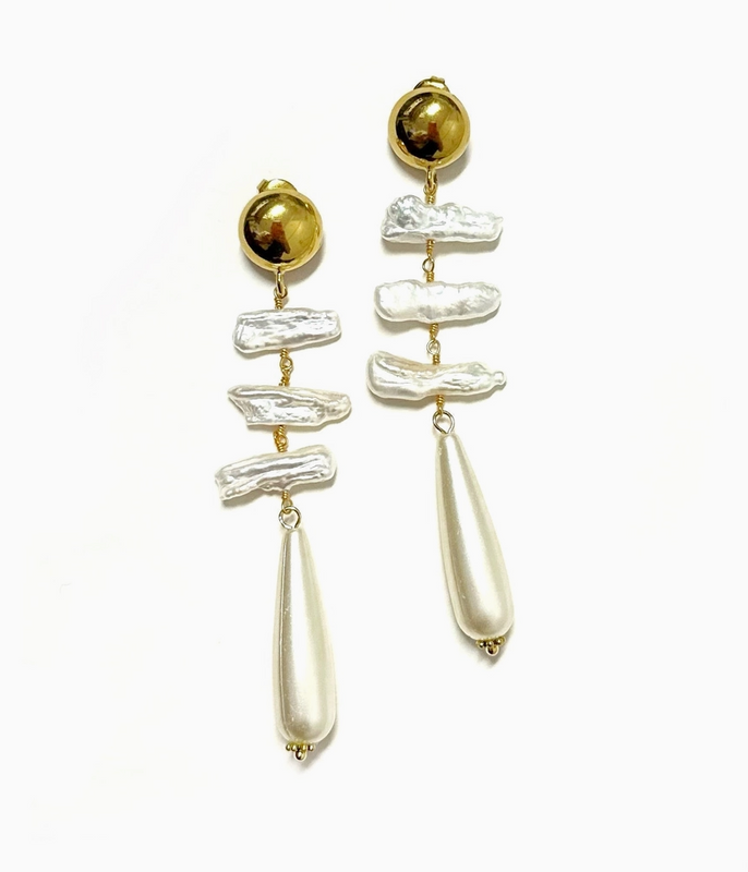 Meryl Pearl Earring
