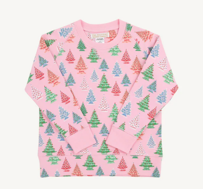 Cassidy Comfy Crew Neck in Need a Little Nostalgia/Pier Party Pink Cassidy Comfy Crew Neck in Need a Little Nostalgia/Pier Party Pink