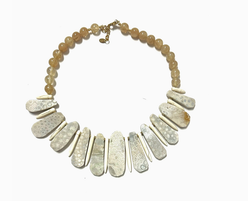 Danbury Necklace in Stone