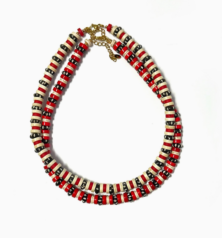 Wilson Necklace in Red