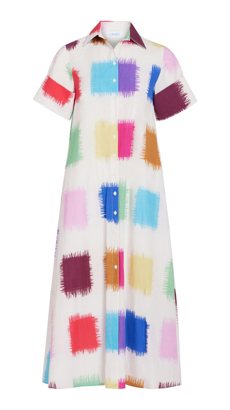 Gibbons Dress in Brushstrokes Gibbons Dress in Brushstrokes