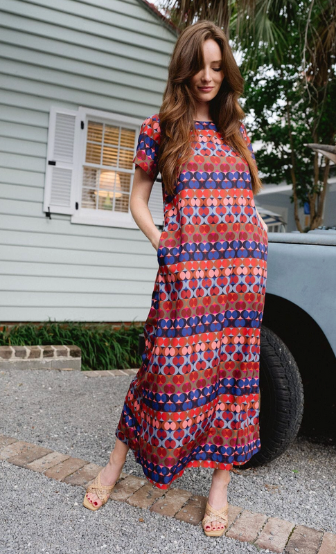 Diana Maxi Dress in Multi