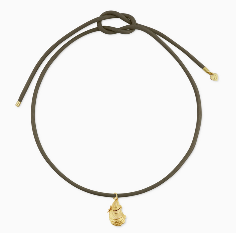 Oyster Vesta Case Cord Necklace