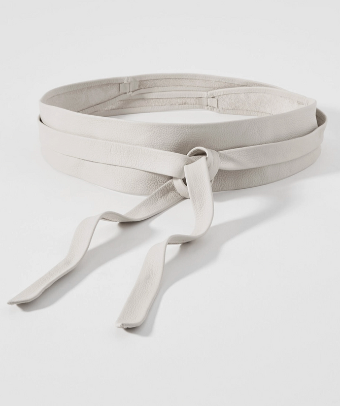 The Wrap Belt in Bone