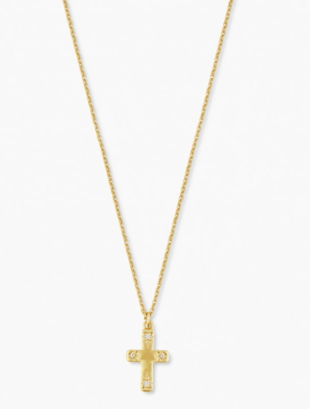The Dainty Necklace with Cosmo Cross Charm