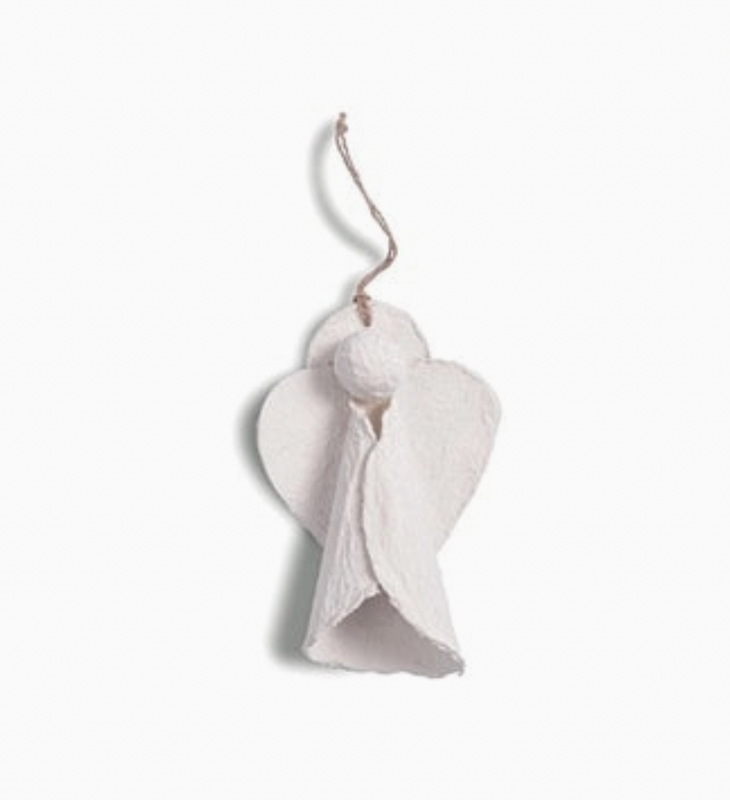 Paper Mache Angel Ornament
