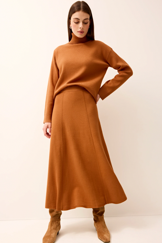 Jemma Skirt in Umber