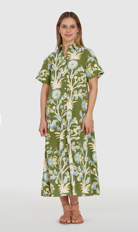 Gibbons Dress in Oasis Grove