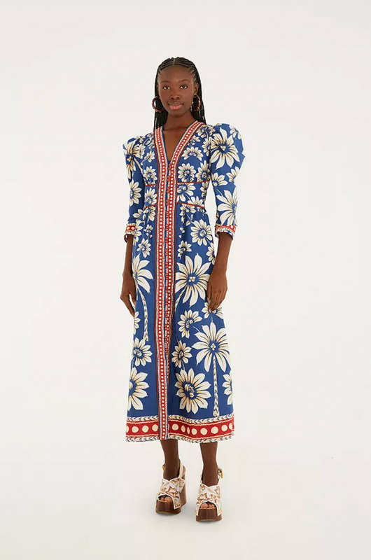 Luna Blue Maxi Dress