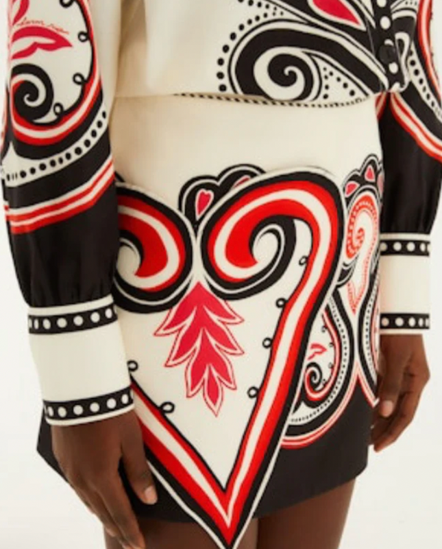 Graphic Ainika Mini Skirt