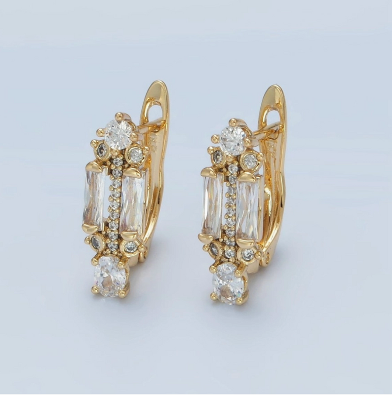 English Lock Earrings