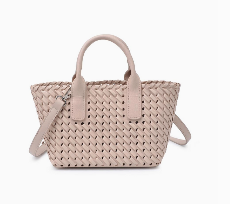 Paisley Woven Crossbody Tote