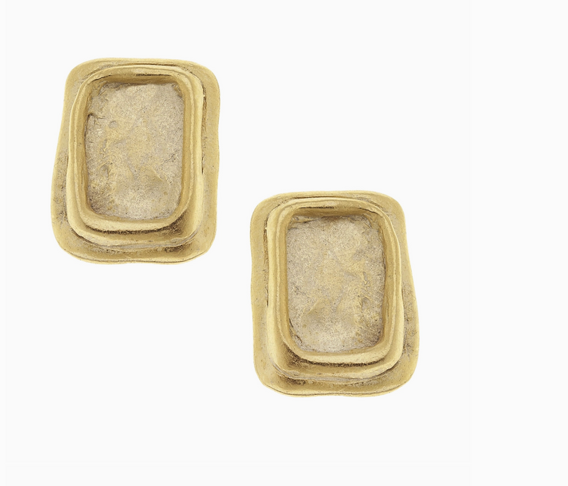 Gold Pierced Earrings square