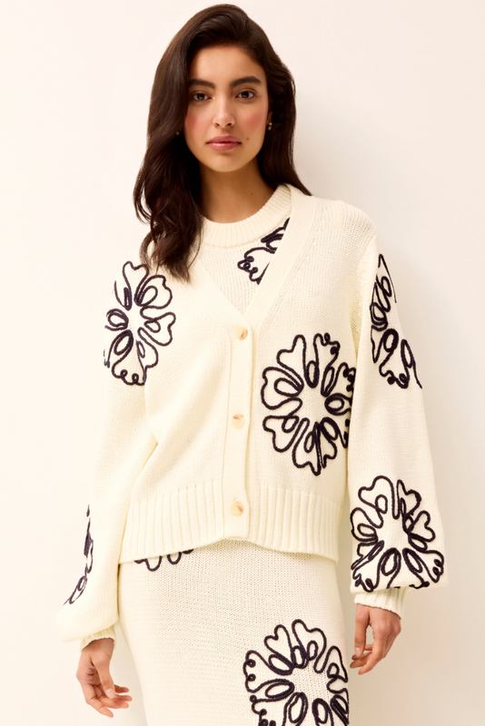 Charlie Cardigan in Floret
