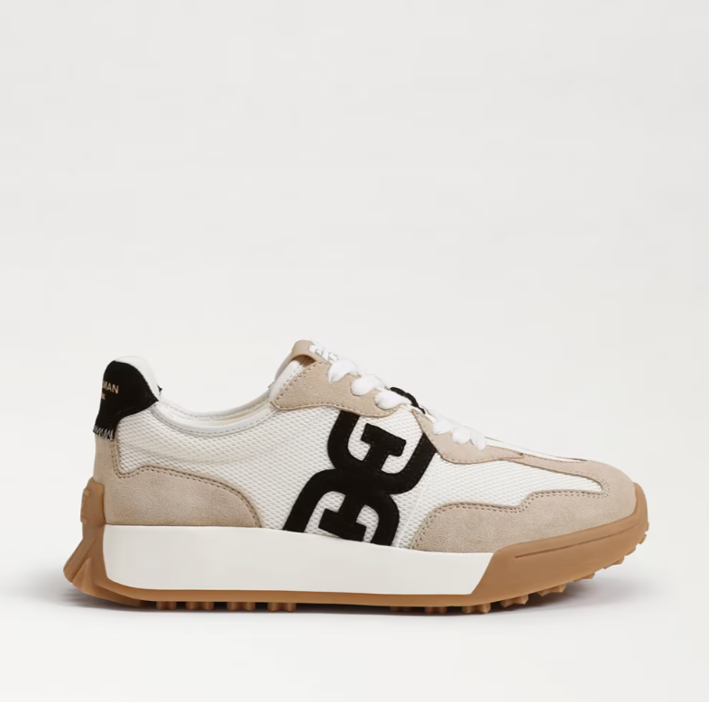 Langley Lace Up Sneaker B|Wh|Tan