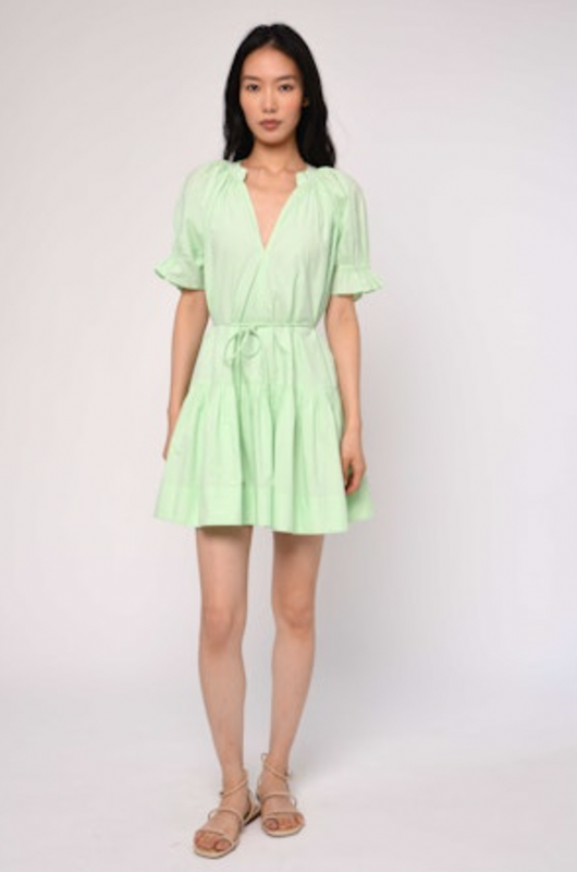 Savannah Mini Dress in Mint