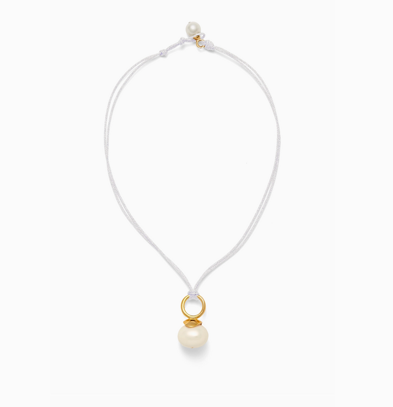 Pebble Pearl Pendant