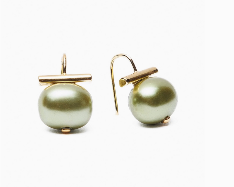 Pebble Pearl Earring-Medium