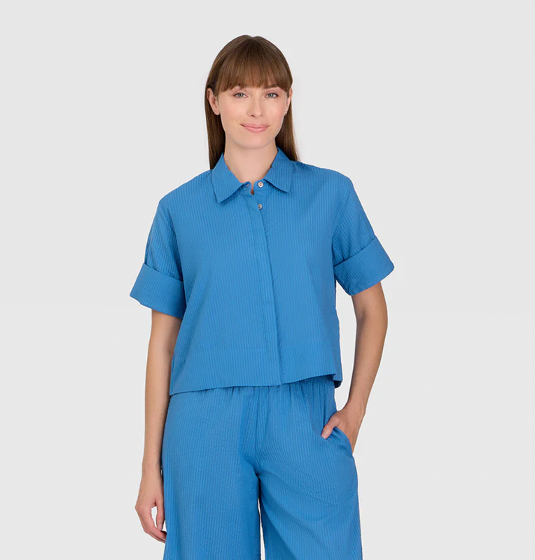 Club Shirt in Deep Water