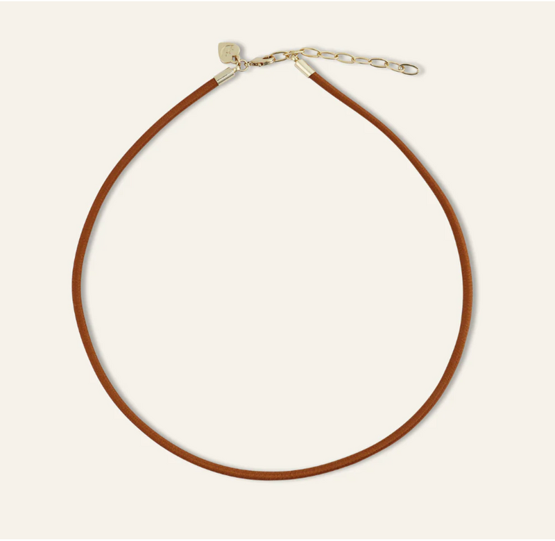 Fortuna Horseshoe Cord Necklace