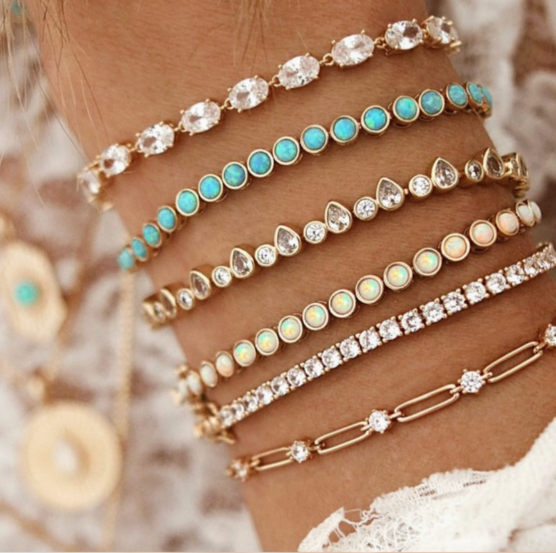 Teardrop Tennis Bracelet