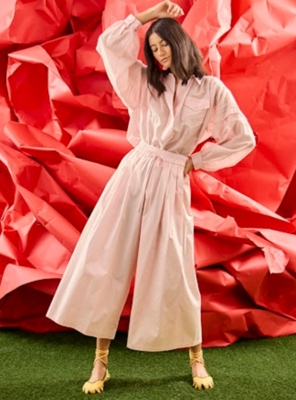 Whisper Pant in Pink Sand