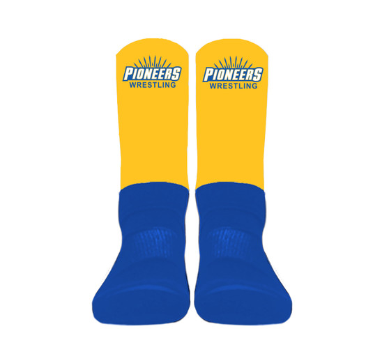 Pioneer Wrestling Socks
