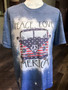 Peace Love America , Bleached Tshirt, Distressed Tee