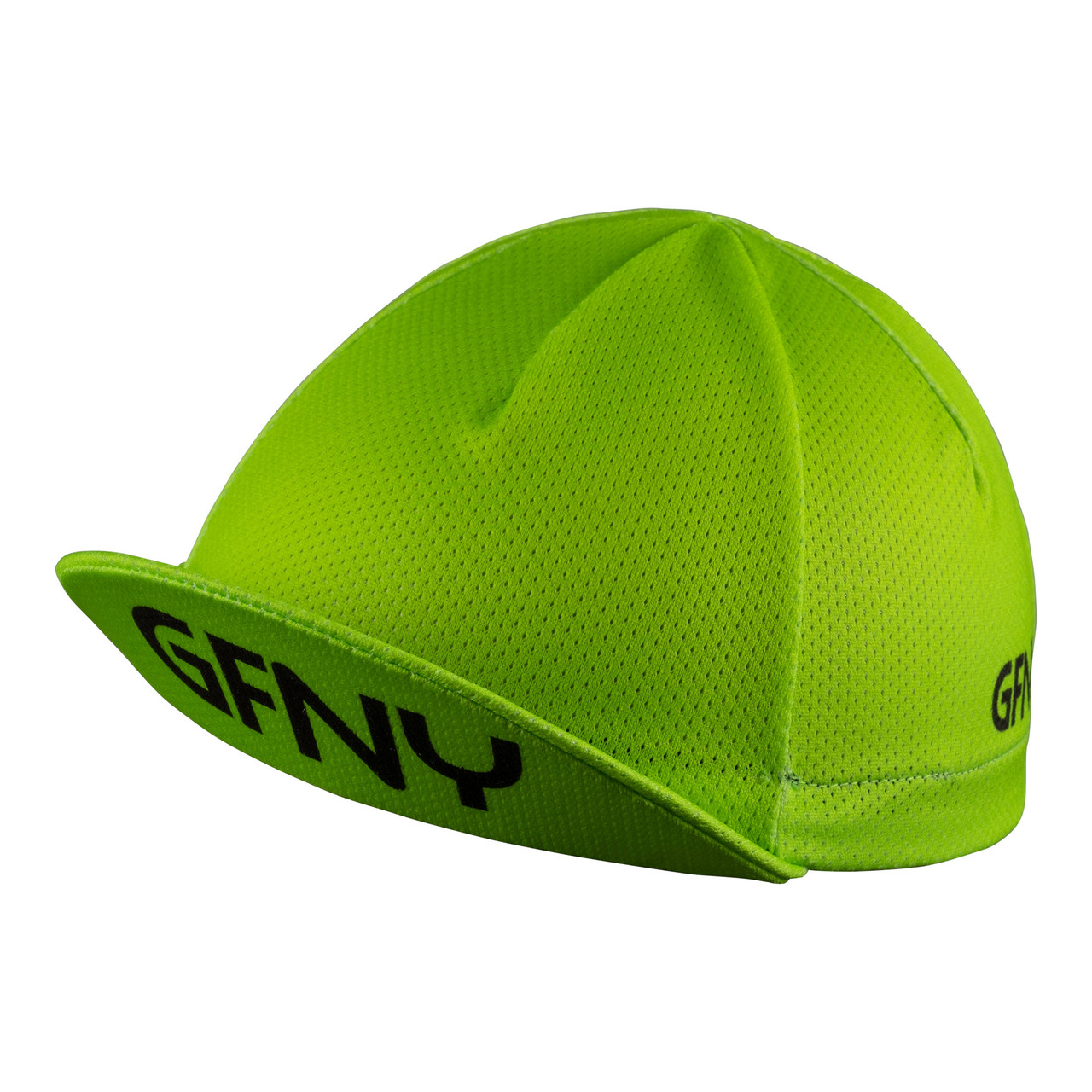 green cycling cap