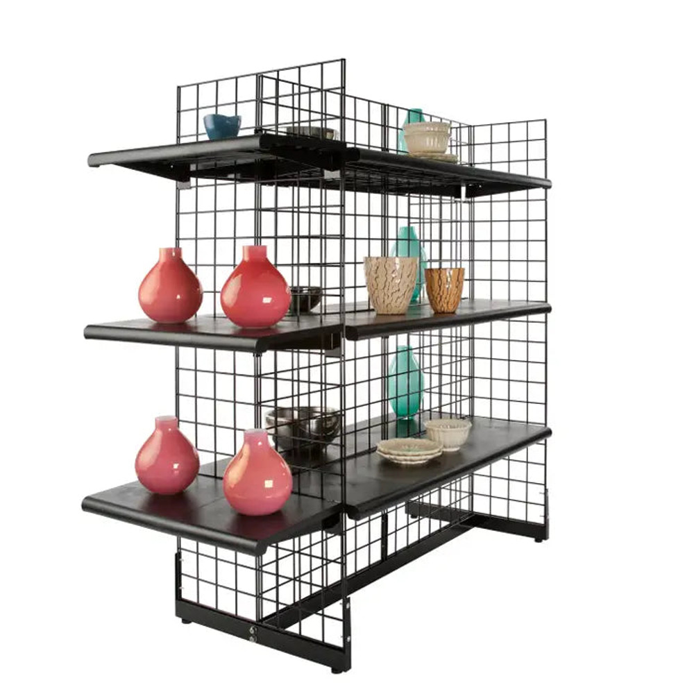 Black Grid Mesh Panel Gondola Base