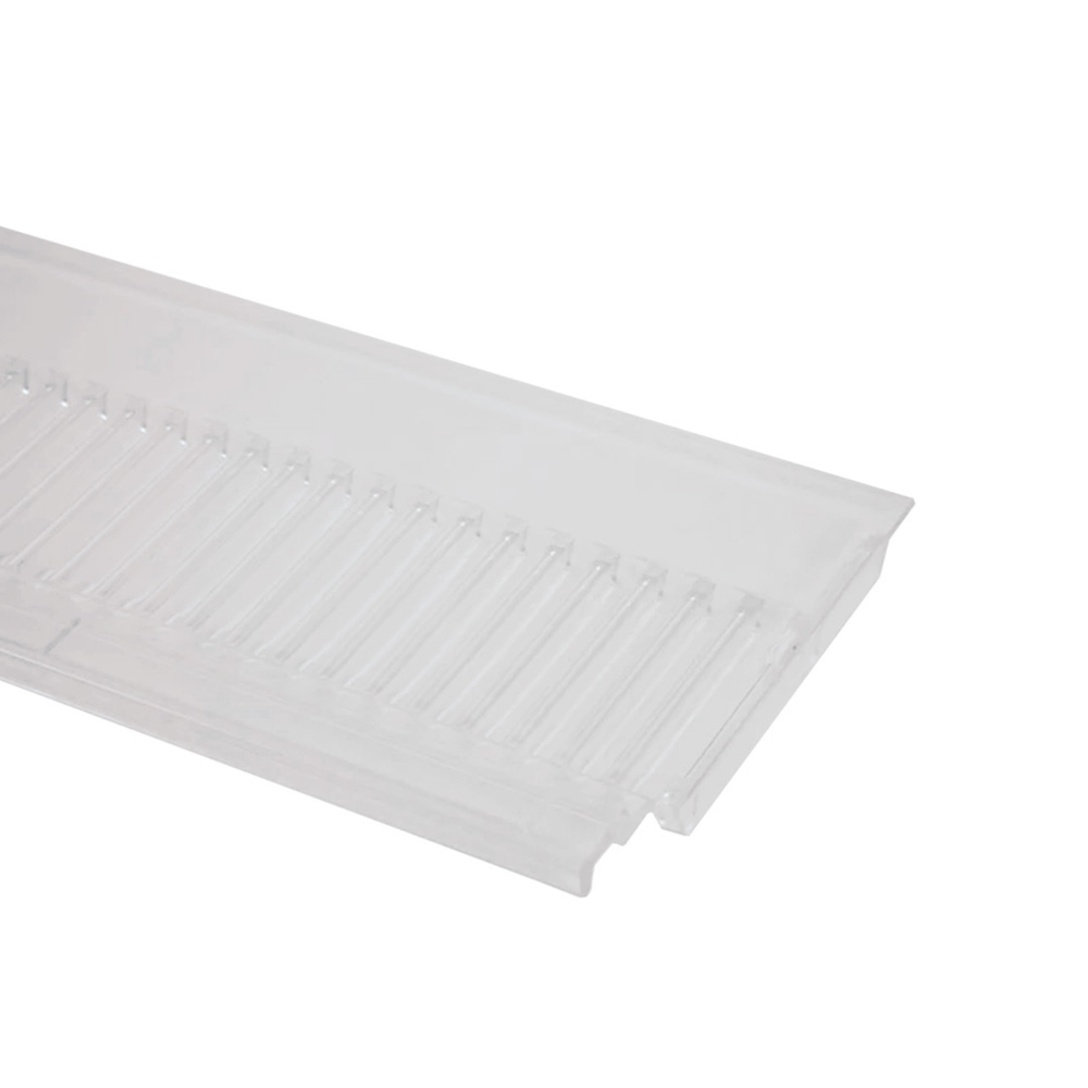 Plastic Comb Riser Plastic Toothed Shelf Riser for Retail Shelving Unit - H95mm (75mm Exposed)