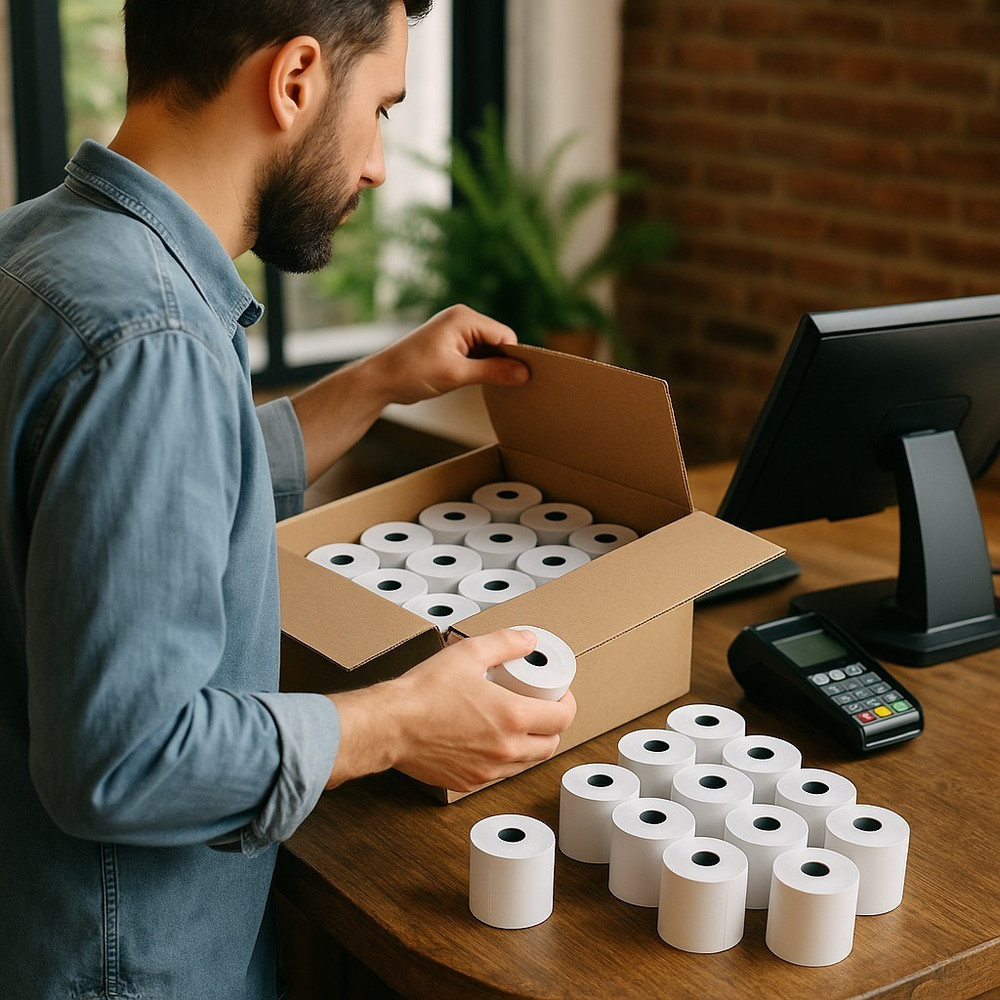 57x40mm Machine Till Credit Card,pdq Thermal Paper Rolls Cash Register ...