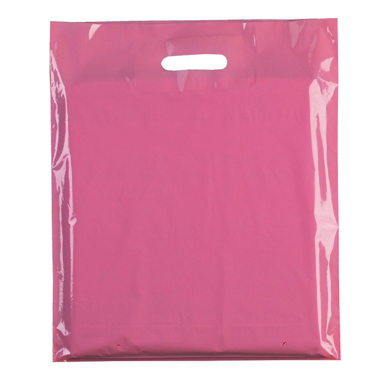 Plastic Plain Violet Carrier Bags