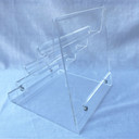 New 4-tier Clear Acrylic Handbag Purse Retail Fashion Shop Display Stand Large