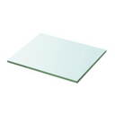 300mm x 300mm x 5mm-Clear Tempered Glass Shelf Panel Storage Sheet Shelving Display Bathroom Shelves